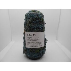 ARTFIBERS UMOU Yarn 90% Silk 10% Nylon 154 YDS 100 GMS Varigated USA